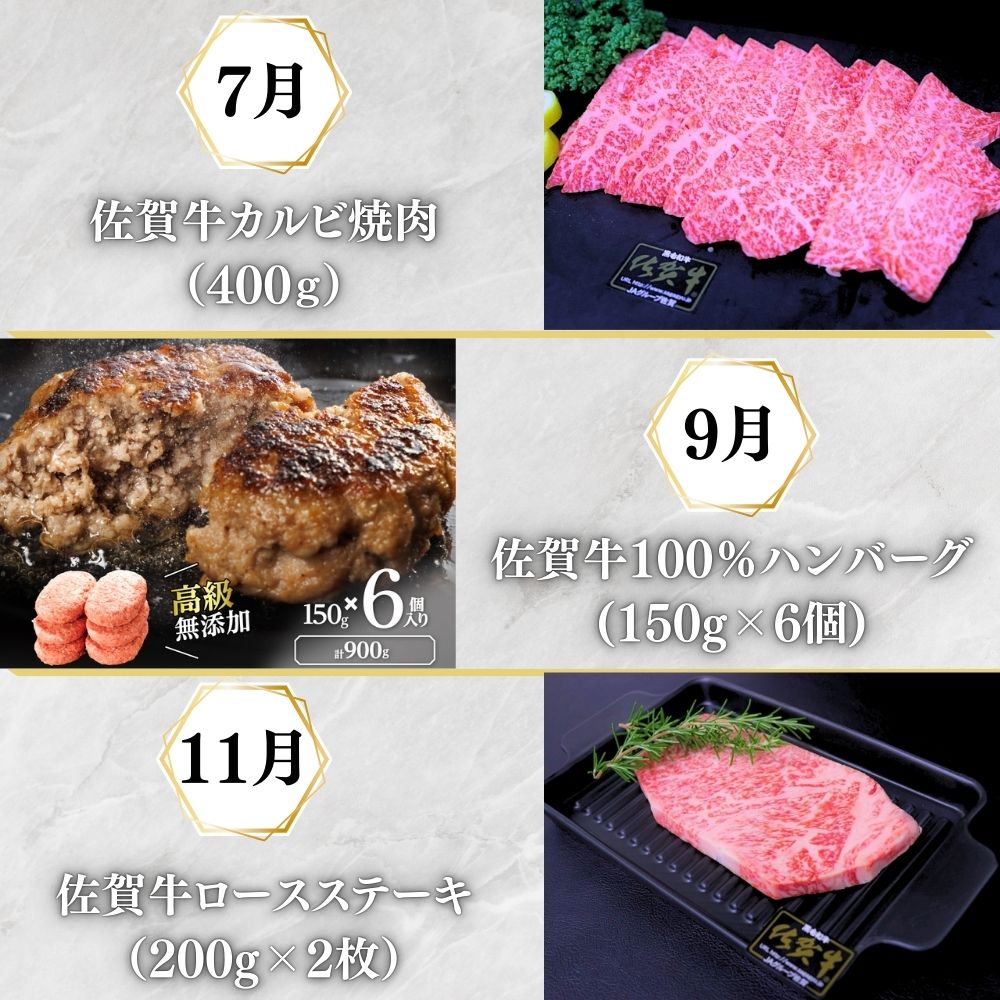 【奇数月に計６回】ALL 佐賀牛 がばいうまか 定期便 999-J1388