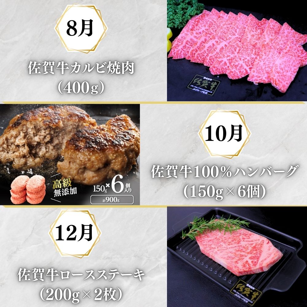 【偶数月に計６回】ALL 佐賀牛 がばいうまか 定期便 191-J1389