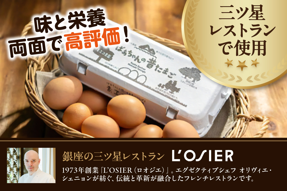 【6回定期便】平飼いで のびのび！ばあちゃんの昔たまご 20個/月 割れ保証あり 999-B616