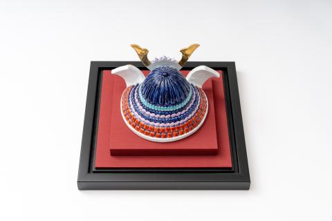 色鍋島 兜飾り（大） 023-H1055