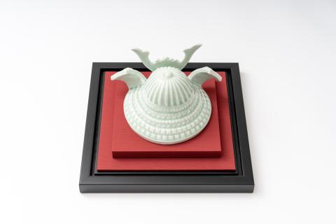 青磁 兜飾り（大） 023-H1056