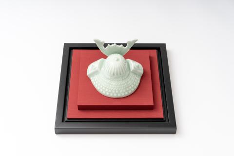 青磁 兜飾り（小） 023-H1057