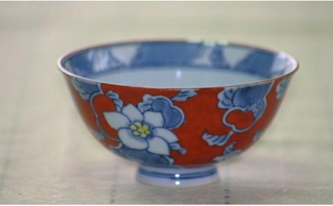 【伊万里焼】彩り唐花飯碗 茶碗（1個） 032-H306