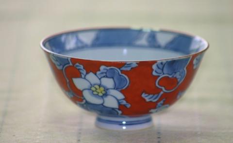 【伊万里焼】彩り唐花飯碗 茶碗 5色セット 032-H328