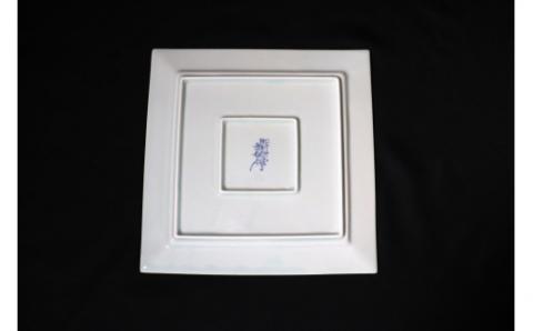 【伊万里焼】古染付けプレート皿（瀬貞） 031-H560