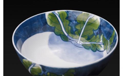 【伊万里焼】蕪絵お茶碗（大1つ・小1つ） 035-H680