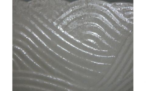 【伊万里焼】市川冬山窯「虹彩磁波彫り楕円皿 大・小セット」 037-H751