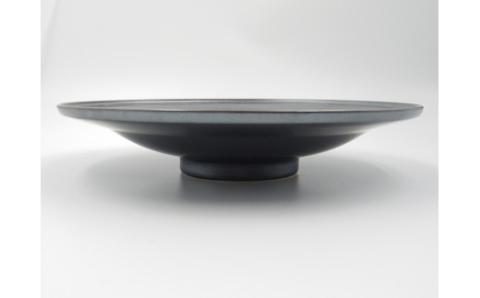 「黒鍋島八寸鉢」黒鍋島・伊万里・鍋島・磁器・市川光山窯 022-H784
