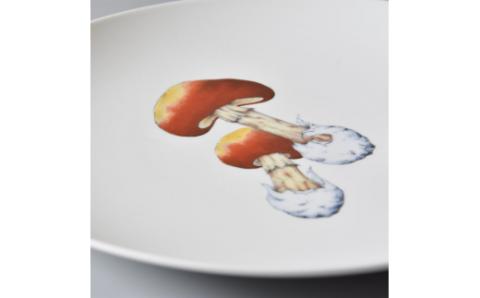 【伊万里焼】プレート 平皿 Amanita caesareus φ29cm Plate 028-H835