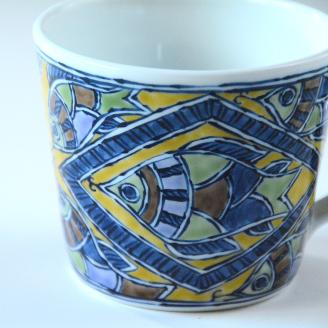 魚紋マグカップ 135-H956
