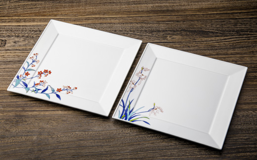 伊万里牛サーロインステーキと伊万里焼皿セット 015-J285