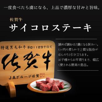 佐賀牛ヒレサイコロステーキ400g 161-J784