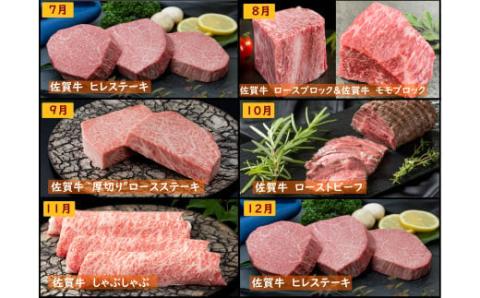 佐賀牛毎月お届け便 50万円ｺｰｽ 999-J906