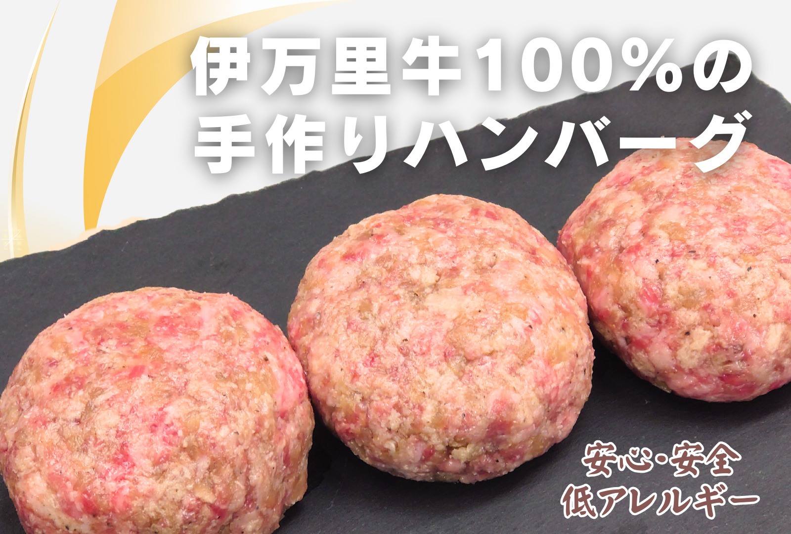 【殿堂入り達成！】伊万里牛ハンバーグ5個入（ソース付） 172-J960