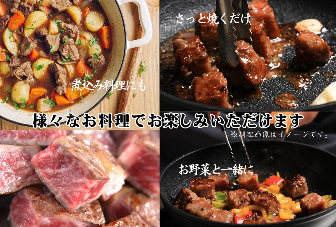 伊万里牛 サイコロステーキ 100g×5パック（ソース付き） 172-J964