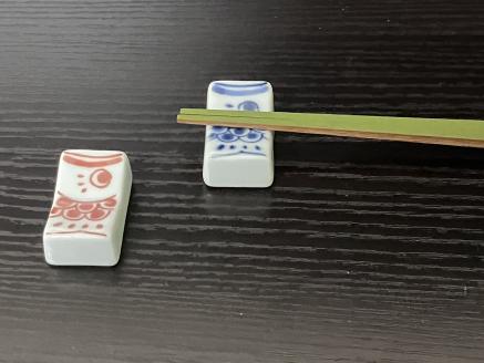 伊万里焼 鯉のぼり（マゴイ・ヒゴイ）小付・箸置セット 165-H1065