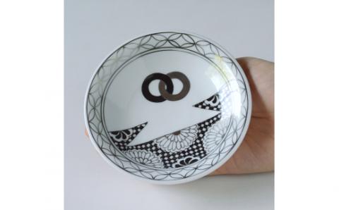 【伊万里焼】温故知新小皿（輪繋菊紋）2枚セット 135-H741