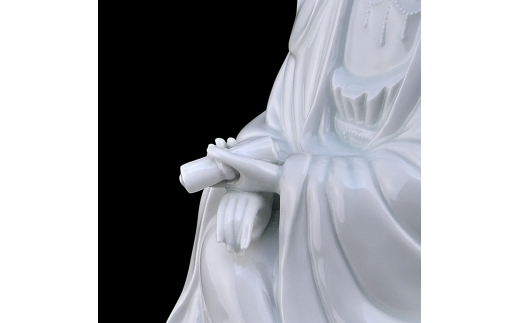 【伊万里焼】観音坐像 インテリア 置物 025-H767