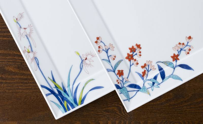 伊万里牛サーロインステーキと伊万里焼皿セット 015-J285