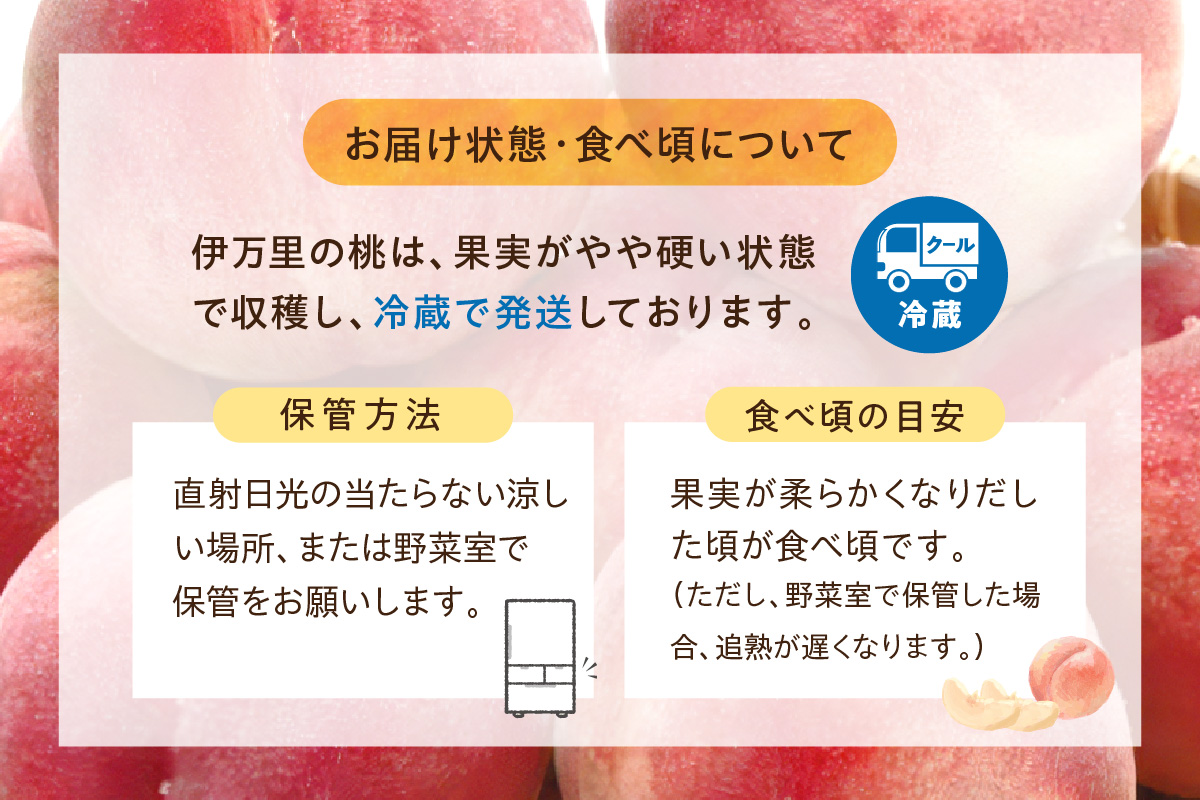 【先行予約】伊万里の桃 2個×4パック 178-B963