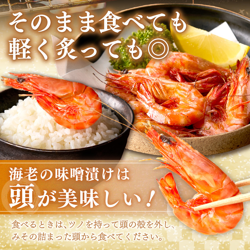 訳あり 夏海老のみそ漬け（食べやすいサイズ 車海老の味噌漬け） 010-C168