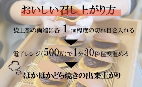 【単品】(冷凍)どら焼(謹製・白小豆・梅)＜40個入＞/20.10.10 080-F269