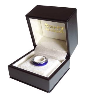 伊万里焼強化磁器指輪（瑠璃） 029-H1016