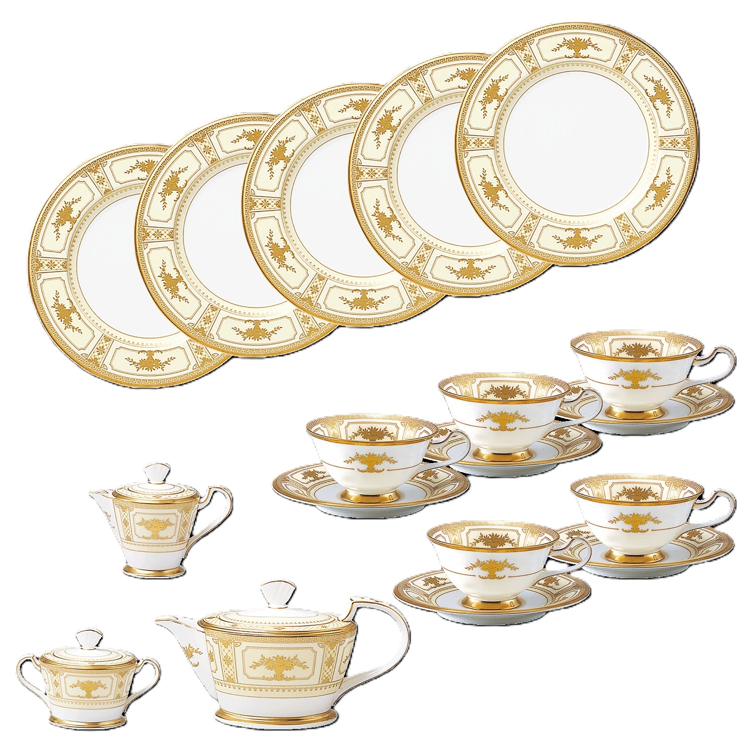 インペリアルスイート21PCティーセット 058-H1265