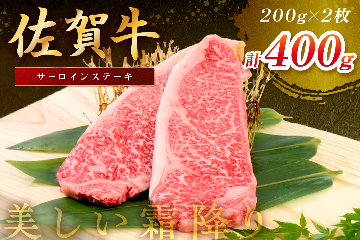 佐賀牛 サーロインステーキ 400g(200g×2) 149-J1818