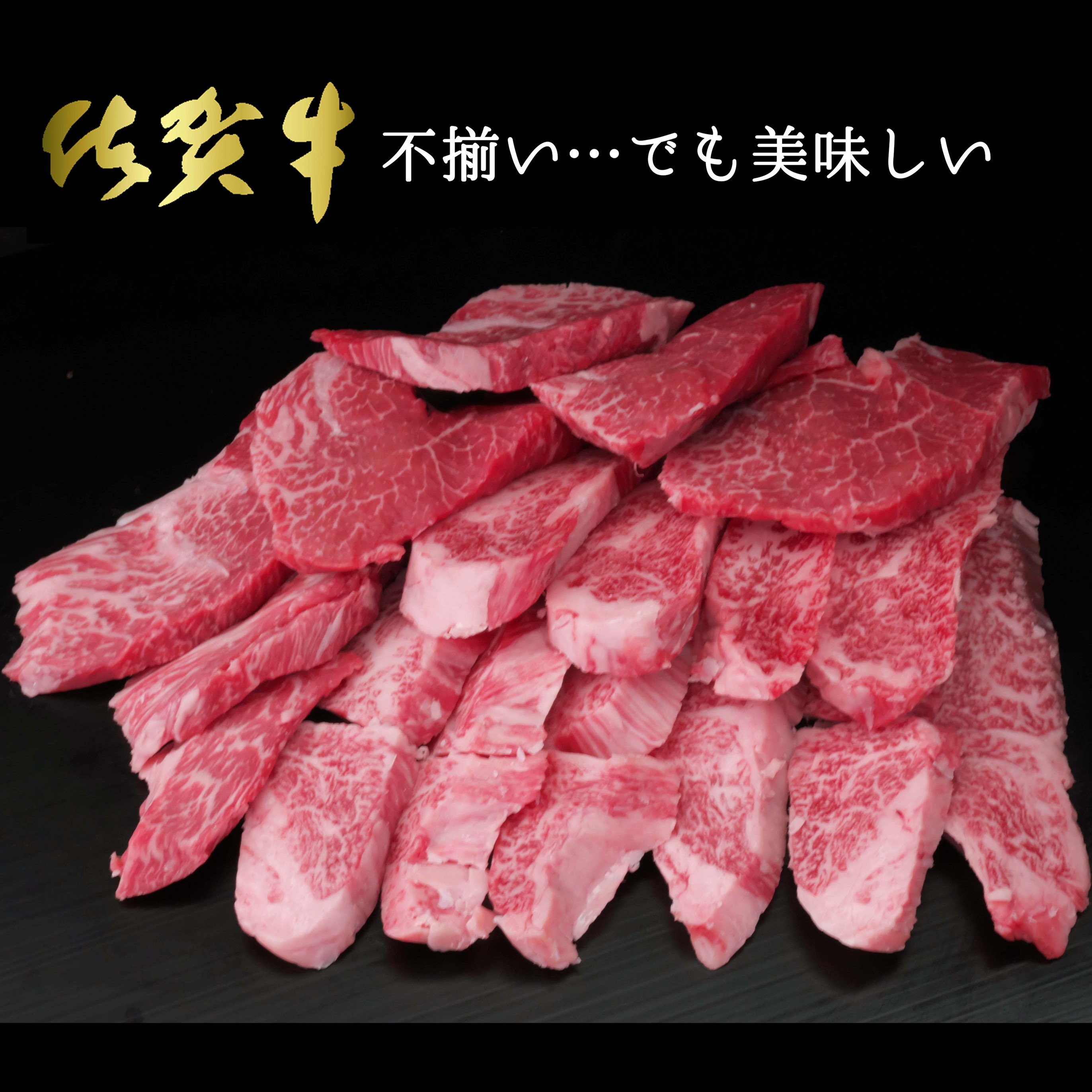 【訳あり】佐賀牛ヒレ焼肉用(切落とし)600g 192-J1558