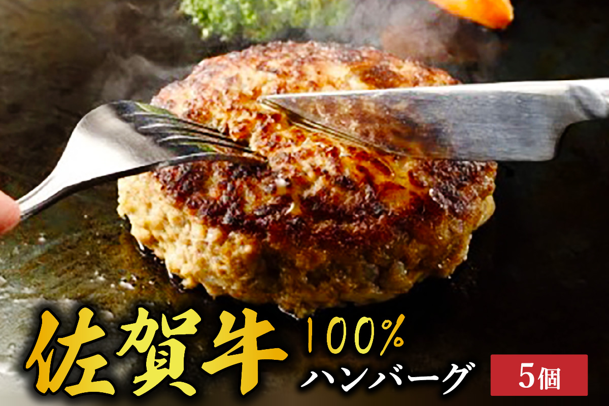 佐賀牛100%ハンバーグ130g 5個入り 212-J1790