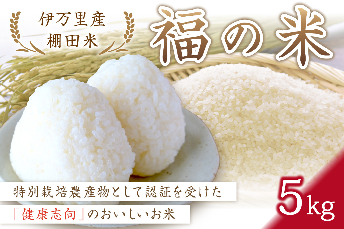 令和7年産 特別栽培 伊万里産 棚田米「福の米」5kg 068-B818