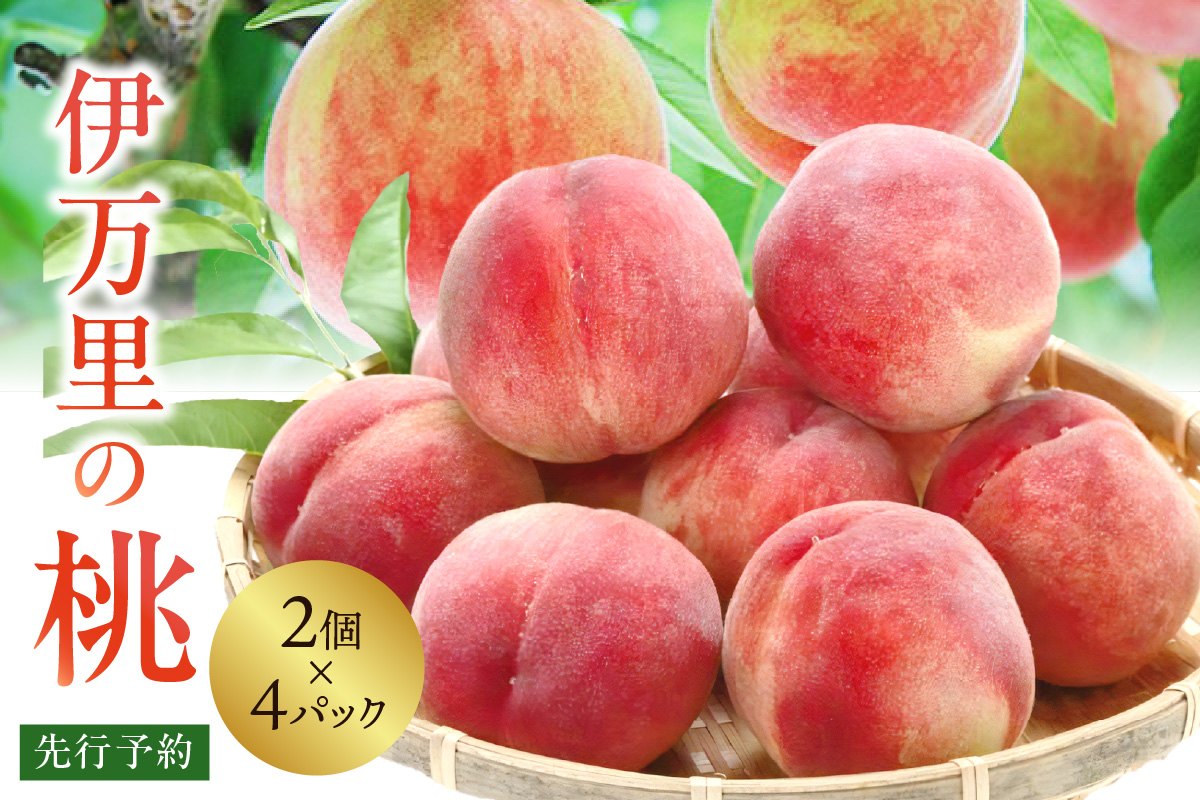 先行予約】伊万里の桃 2個×4パック 178-B963: 伊万里市ANAのふるさと