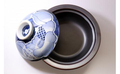 【直火・IH対応】伊万里焼鍋（大・直径30cm） 031-H053