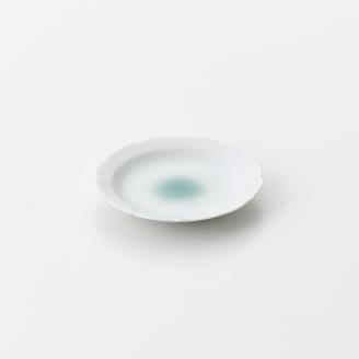 青磁たまり輪花小皿 5枚セット 027-H1011