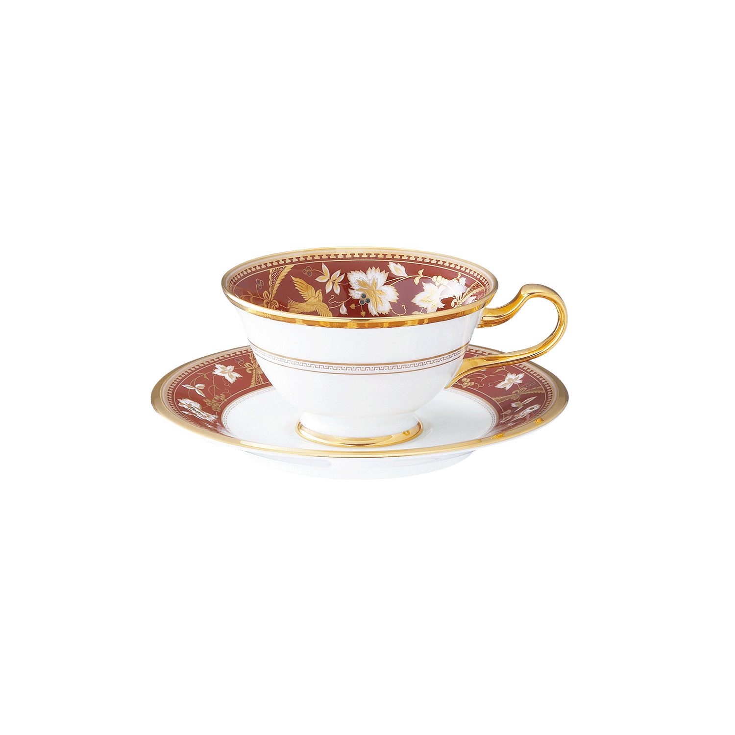 サブライム カップ&ソーサー（海老茶） 058-H1089