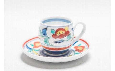 【伊万里焼】伊万里陶苑万歴花文 コーヒーカップ 070-H406