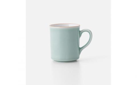 【伊万里焼】青磁口錆掛分けマグカップ 2個セット 027-H716