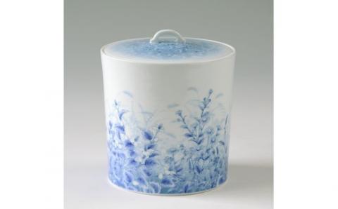 【伊万里焼】シリーズ野の花染付水指 135-H734
