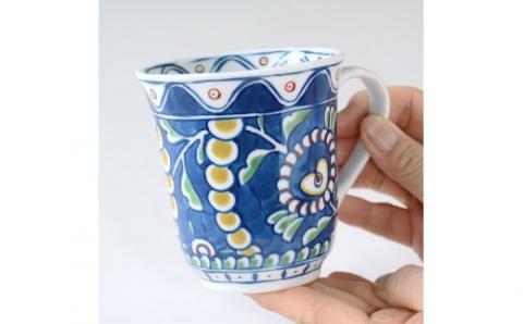 【伊万里焼】トルコ風マグカップ 135-H738