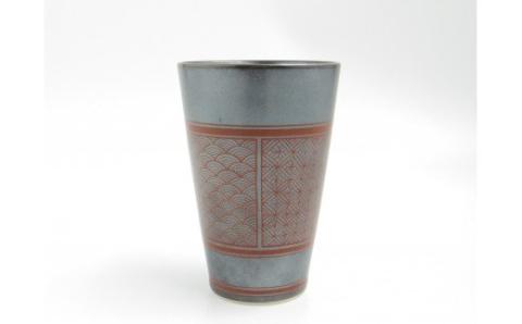 「黒鍋島フリーカップ」黒鍋島・伊万里・鍋島・磁器・市川光山窯 022-H786