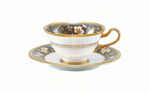 【ノリタケ】サブライム カップ&ソーサー 058-H848