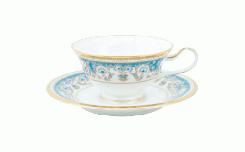 【ノリタケ】アルマンド カップ&ソーサー 058-H853