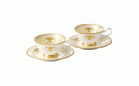 【ノリタケ】インペリアルスイート カップ&ソーサーセット 058-H863