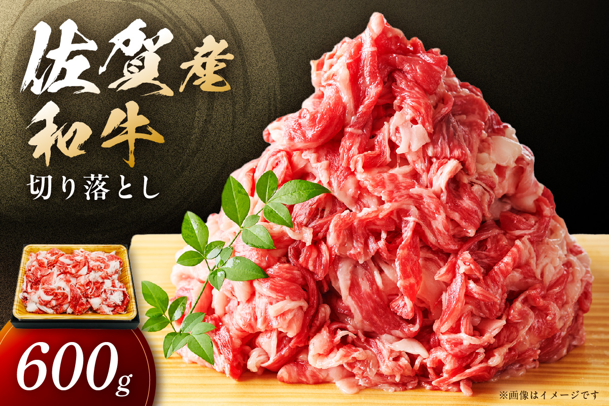 佐賀産和牛 訳あり 切り落とし 600g 159-J1698