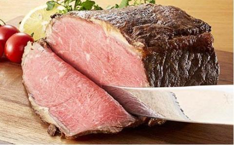 佐賀牛モモ肉使用 赤身 ローストビーフ 500g スライスしてお届け 155-J689