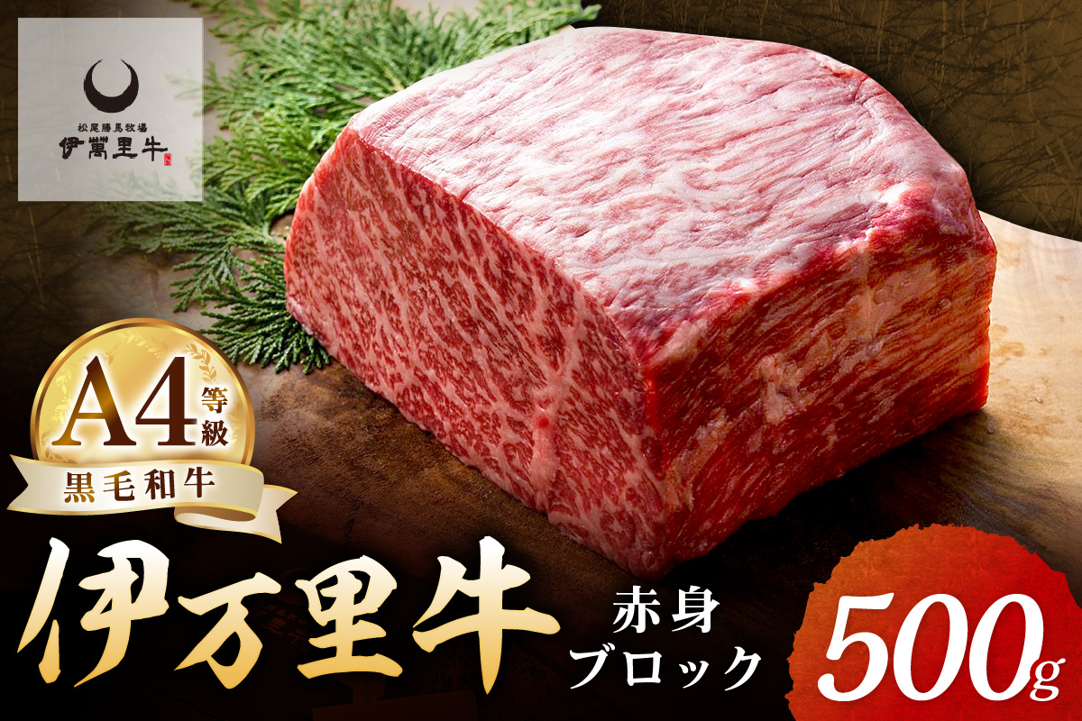 伊万里牛 赤身ブロック 500g ステーキローストビーフ BBQにおすすめ 007-J1762