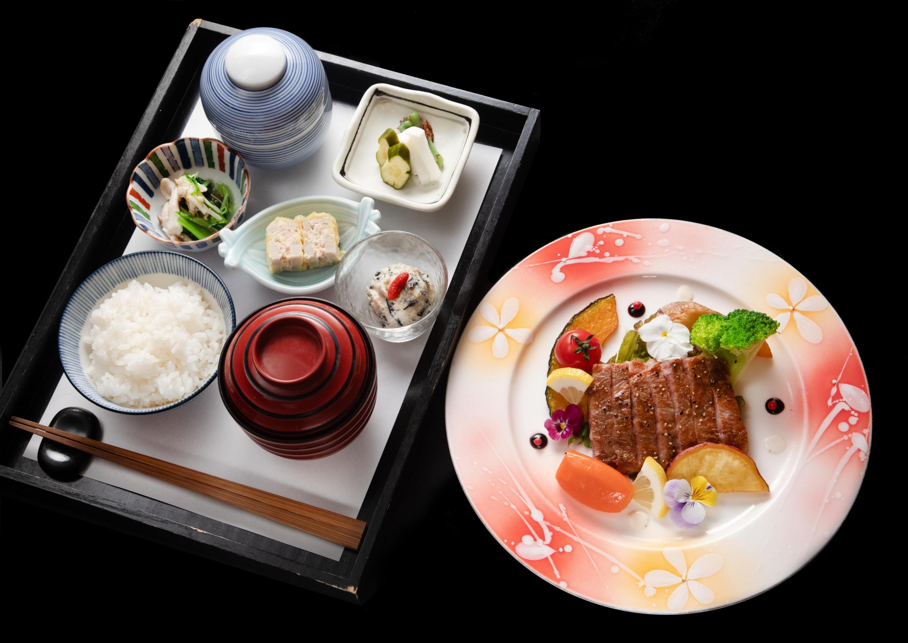 【櫓庵治】伊万里牛ステーキランチ膳（2名様） 064-K176