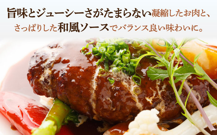 【6回定期便】黒毛和牛100％ 手ごねハンバーグ 120g×4個 しょうゆソース付/フレンチキッチン プルミエ [UCF013]