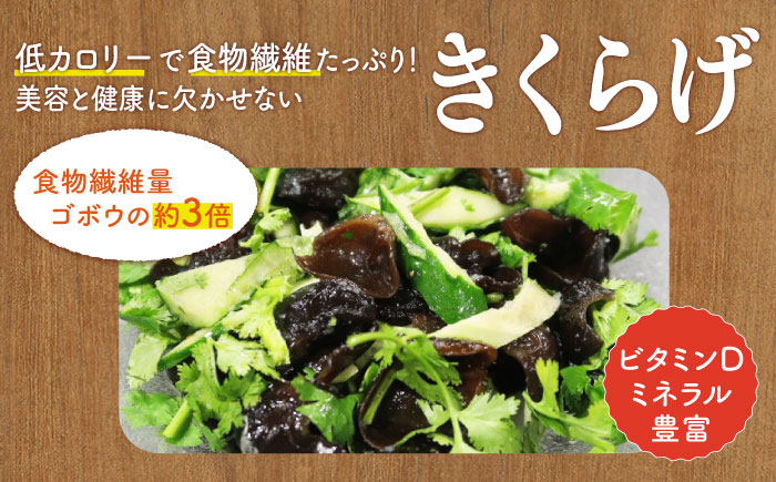 【食物繊維たっぷり】佐賀県産 きくらげ 3種の詰め合わせセット（生・乾燥・パウダー）計270g /菓子工房ピュアハート [UDF001] キクラゲ きのこ 生きくらげ 乾燥きくらげ きくらげパウダー